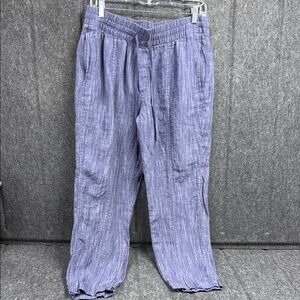 Athleta Charcoal Pinstripe Trousers